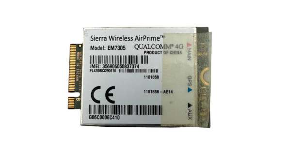4G модем LTE CAT3 Sierra Wireless Airprime EM7305 снят с ноутбука Toshiba Z30-A Б/У