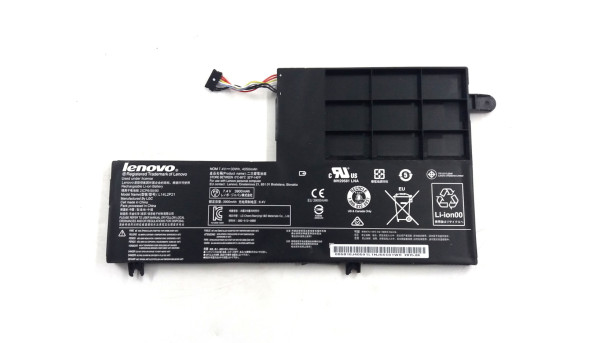 Оригинальная батарея для ноутбука Lenovo IdeaPad 500S-15ISK L14M2P21 7.4V Black 30Wh Б/У - износ 29%