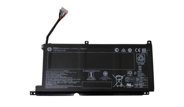 Акумулятор для ноутбука HP L48495-005 Pavillion Gaming 15-dk 11.55 В Black 4323 мАг OEM