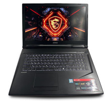 Ігровий ноутбук MSI  MS-17C6 Intel Corei7-8750H 8GB RAM DDR4 128GB SSD + 1000GB HDD GTX 1050 (17'3 FHD IPS) - Б/В