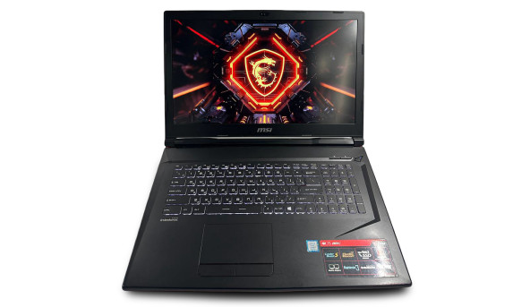 Ігровий ноутбук MSI  MS-17C6 Intel Corei7-8750H 8GB RAM DDR4 128GB SSD + 1000GB HDD GTX 1050 (17'3 FHD IPS) - Б/В