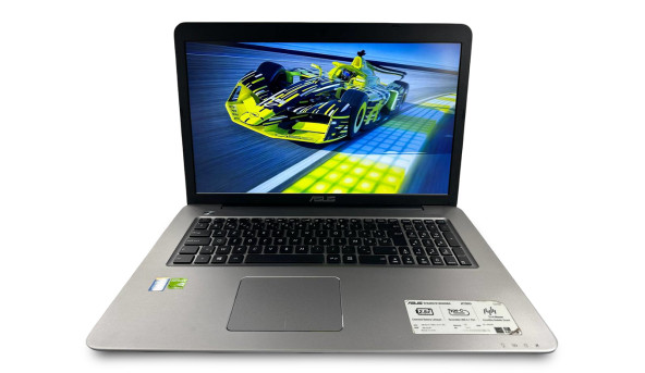 Игровой ноутбук ASUS K756U Intel Core i7-6500U 8GB RAM DDR4 120GB SSD + 500GB HDD + GeForce 940MX [17" FullHD] - Б/У