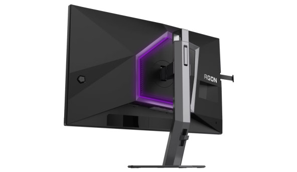 TFT 24.1" AOC AG246FK6, Ultra-Fast TN eSports, 610Hz, 2xHDMI, DP, USB-hub, HAS, Pivot, чорно-сірий