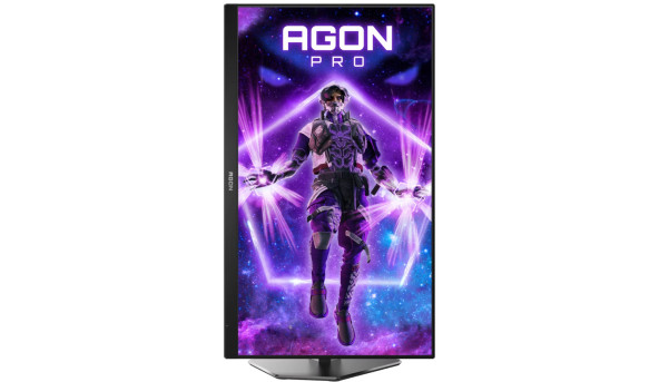 TFT 24.1" AOC AG246FK6, Ultra-Fast TN eSports, 610Hz, 2xHDMI, DP, USB-hub, HAS, Pivot, чорно-сірий