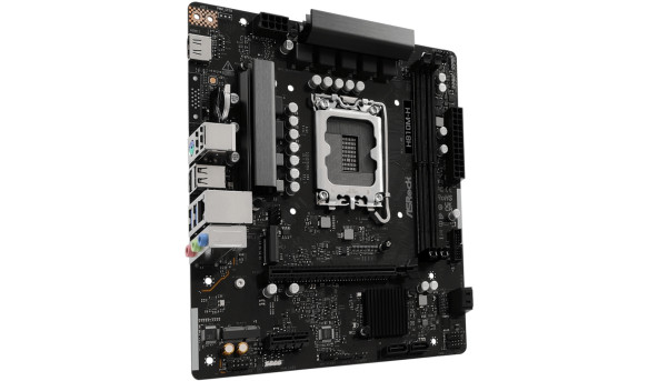AsRock H810M-H (1851/H810, 2*DDR5, PCIex16, HDMI, 4xSATA, M.2, Glan, 7.1ch, mATX)
