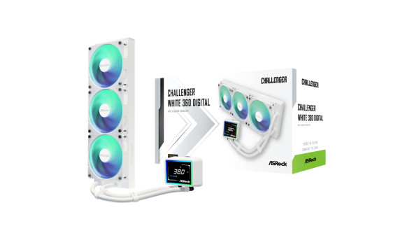 Система водяного охолодження ASRock Challenger White 360 Digital