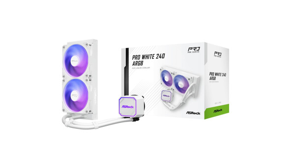Система водяного охолодження ASRock Pro White 240 ARGB