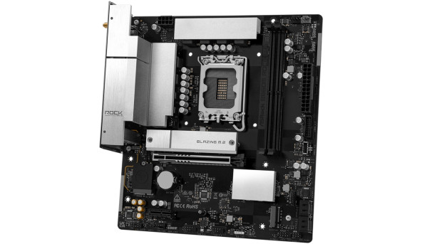 AsRock B860M ROCK WIFI (1851/B860, 2*DDR5, 2*PCIex16, HDMI/DP, 4xSATA, 2xM.2, 2.5Glan, 7.1ch, mATX)
