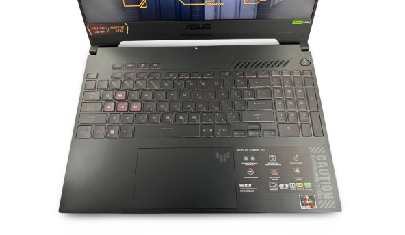 Ігровий ноутбук Asus TUF Gaming A15 FA507NV Ryzen 5-7535HS 16GB RAM DDR5 512GB SSD NVMe RTX 4060 [IPS 15.6 FullHD] - Б/В