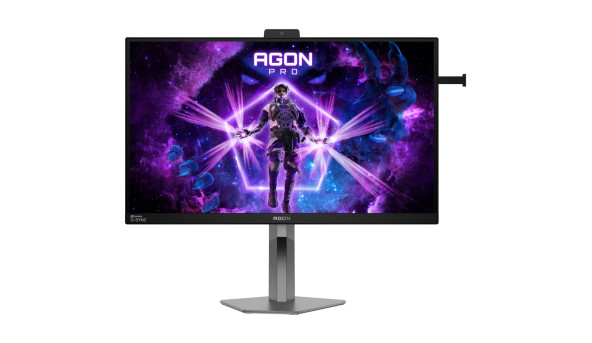 TFT 27" AOC AGON PRO AG276QSG2, QHD, Fast IPS, 360Гц, 0,3мс, 3xHDMI, DP, USB-hub, HAS, Pivot, чор.-с