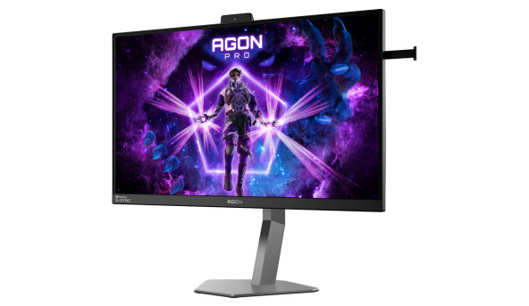 TFT 27" AOC AGON PRO AG276QSG2, QHD, Fast IPS, 360Гц, 0,3мс, 3xHDMI, DP, USB-hub, HAS, Pivot, чор.-с