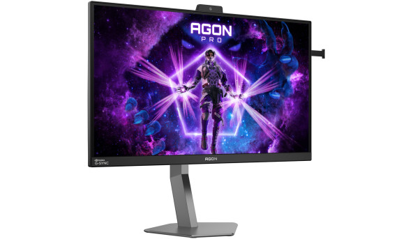 TFT 27" AOC AGON PRO AG276QSG2, QHD, Fast IPS, 360Гц, 0,3мс, 3xHDMI, DP, USB-hub, HAS, Pivot, чор.-с