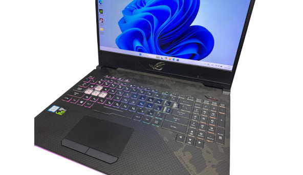 Ігровий ноутбук Asus Rog Strix GL504GS Intel Core i7-8750H 32GB DDR4 RAM 512GB SSD GeForce 1070 (15.6" 1920x1080 FHD IPS )- Б/В