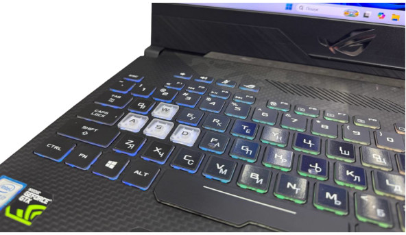Ігровий ноутбук Asus Rog Strix GL504GS Intel Core i7-8750H 32GB DDR4 RAM 512GB SSD GeForce 1070 (15.6" 1920x1080 FHD IPS )- Б/В