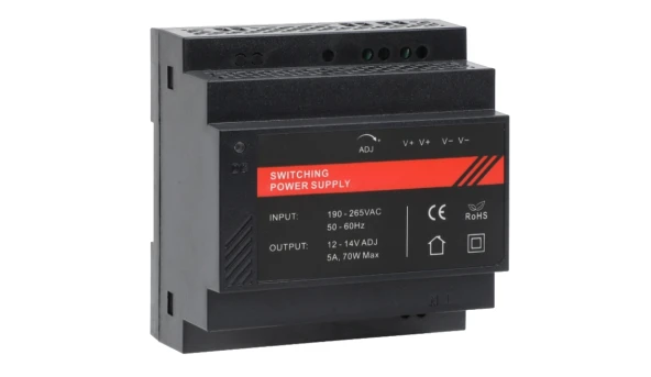 Блок питания на DIN рейке DR12060-02 12V/5A