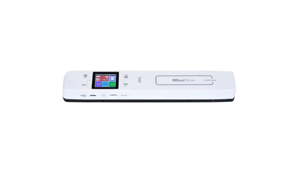 Сканер A4 Canon IRIScan Book 7 Dyslexic (1050dpi, USB, microSD, 15стор/хв, портативний, білий)