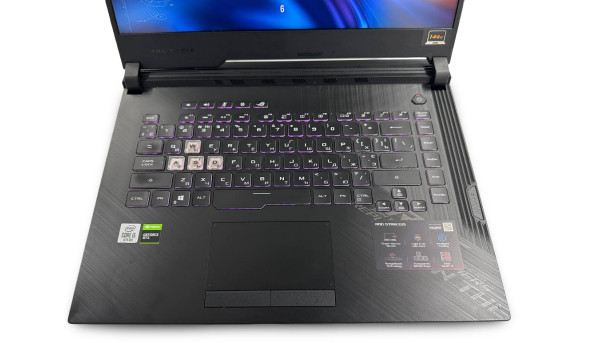 Игровой Ноутбук Asus Rog Strix 15 Intel Core i5-10300H 16GB RAM 512GB SSD M.2 NVMe GTX 1650 TI (15'6 FHD IPS) - Б/У