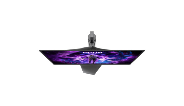 TFT 27" AOC AGON PRO AG276QKD2, QD-OLED, 500Hz, 0,03ms, 2xHDMI, DP, USB-hub, HAS, Pivot, чоро-сірий