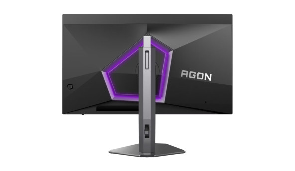 TFT 27" AOC AGON PRO AG276QKD2, QD-OLED, 500Hz, 0,03ms, 2xHDMI, DP, USB-hub, HAS, Pivot, чоро-сірий