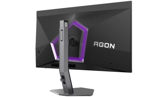 TFT 27" AOC AGON PRO AG276QKD2, QD-OLED, 500Hz, 0,03ms, 2xHDMI, DP, USB-hub, HAS, Pivot, чоро-сірий