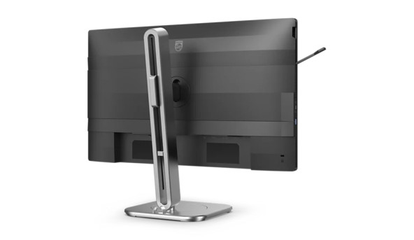 TFT 23.8" Philips 24B2N4200, IPS, 120Гц, VGA, HDMI, DP, USB-hub, HAS, Pivot, кол, чорно-сріблястий