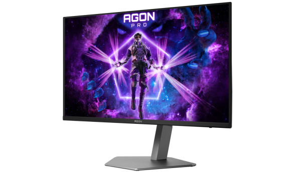 TFT 31.5"AOC AG326UZD2, QD-OLED, UHD 4K,240hz,2xHDMI, DP, USB-C,USB-hub, HAS, Pivot,кол.,чорно-сірий
