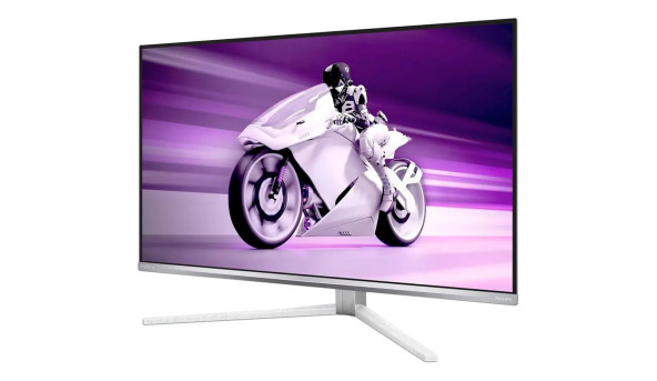 TFT 31.5" Philips 32M2N8900P,QD-OLED, UHD 4K,240hz, 2хHDMI, DP,USB-С, USB-hub, HAS, кол., біло-срібн
