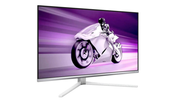 TFT 31.5" Philips 32M2N8900P,QD-OLED, UHD 4K,240hz, 2хHDMI, DP,USB-С, USB-hub, HAS, кол., біло-срібн