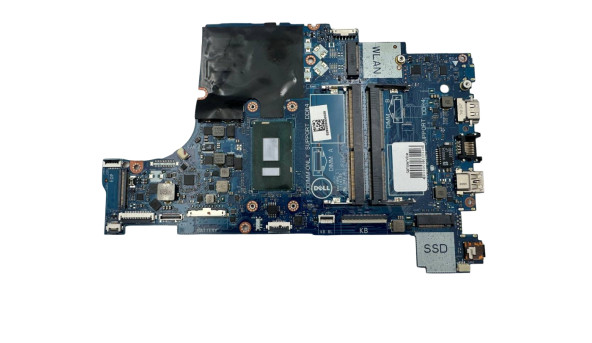 Материнская плата к ноутбуку  DELL LATITUDE 3490 3590 CAL50/DAL10 LA-F116P i5-8250U Б/У