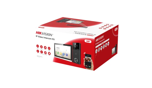 Комплект IP-видеодомофона Hikvsion DS-KIS610-P
