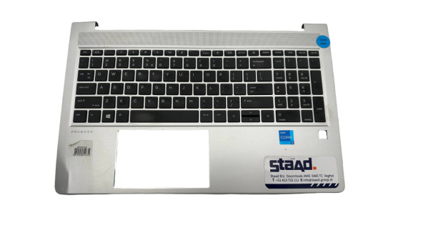 Средняя часть корпуса с клавиатурой к ноутбуку HP Probook 450 G8 450 G9 455 G8 455 G9 650 G8 650 G9 655 G8 655 G9  JTE4BX8QTA  Б/У