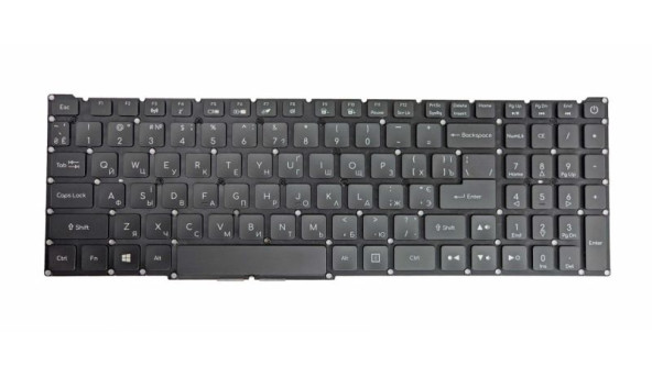 Клавіатура для ноутбука Acer Nitro 5 AN515-54 з підсвічуванням (Orange Light), Black, (No Frame), RU