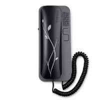 Трубка для домофона  Cyfral SMART-U (FLORA 2)  глянцева, чорно-сіра