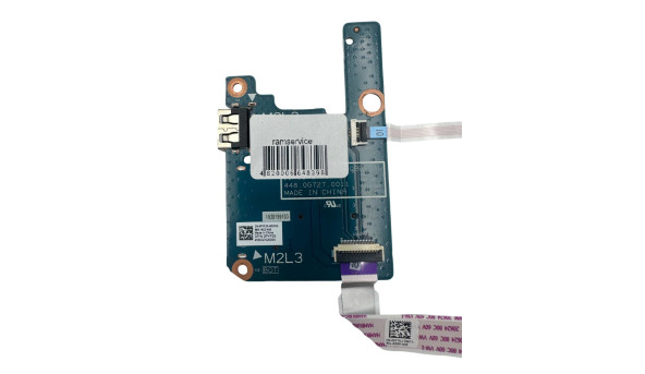 Плата USB CARD READER к ноутбуку Dell Inspiron 15 5583 5584 448.0G727.0011 Б/У