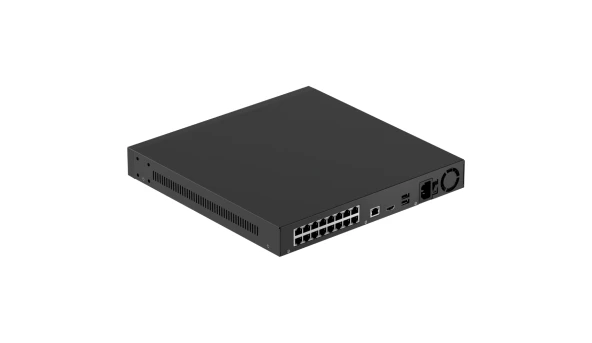 Видеорегистратор Ajax NVR H2D16PAC (16ch) black HDMI 4K 16Тб PoE