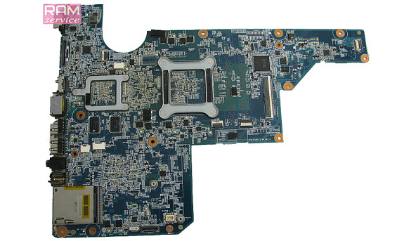 Материнська плата, для ноутбука, HP G62, 15.6", 597673-001, Б/В, Не запускається Продається на запчастини, або під відновлення - 68243