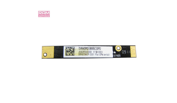 Веб-камера, для ноутбука, HP Compaq Presario CQ61, 15.6", DA60P01, Б/В, В хорошому стані, без пошкоджень
