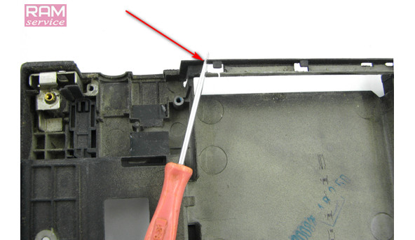 Нижня частина корпуса, для ноутбука, Lenovo ThinkPad X61 Tablet, 42W3769, Б/В,  Є потертості Є пошкодження (фото)