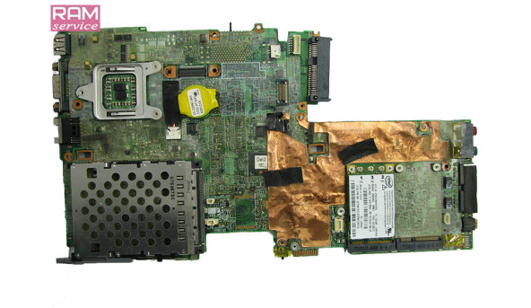 Материнська плата, для ноутбука, Lenovo ThinkPad X61 Tablet, 12.1", 42w7818, Б/В, Впаяний процесор Intel Core 2 Duo 7500. Стартує, Зображення виводить.