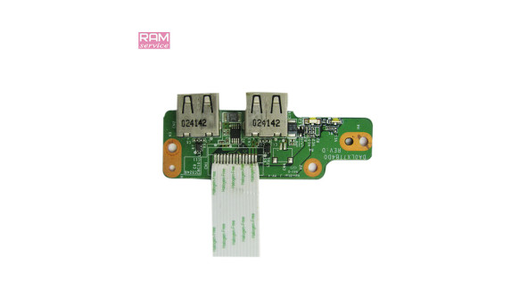 Додаткова плата, роз'єми USB, для ноутбука, HP Pavilion DV7-4131SA, 17.3", DA0LX7TB4D0, Б/В, В хорошому стані, без пошкоджень