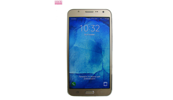 Смартфон Samsung Galaxy J7 (J700H), Gold + чохол, 5.5", ОЗУ 1,5 ГБ, 16 ГБ, основна 13 Мп,  фронтальна 5.0 Мп, Android 6.0, Б/В