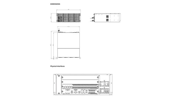 TC-R324160 Spec: E/B/N/C/V2.0 NVR 160 каналов - 80134