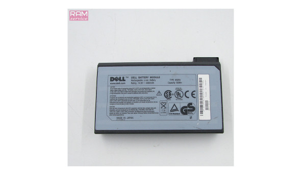 Батарея, акумулятор, Dell JP-01U515, для Dell LATTITUDE C510, Li-ion Battery, 4460mAh, 14.8V, Б/В, робоча, 60% зносу